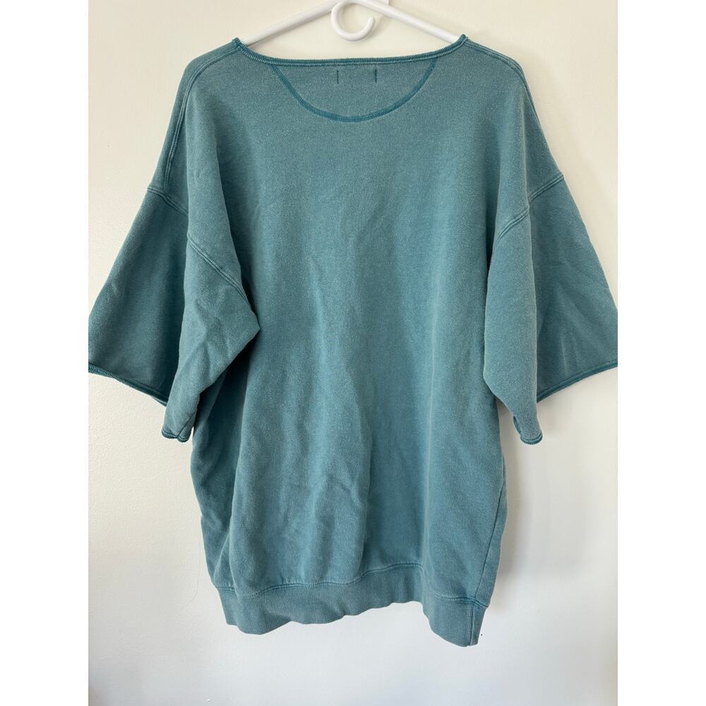 Zara Men's Short Sleeve Crewneck Sweatshirt Oversized M - Picture 2 of 6